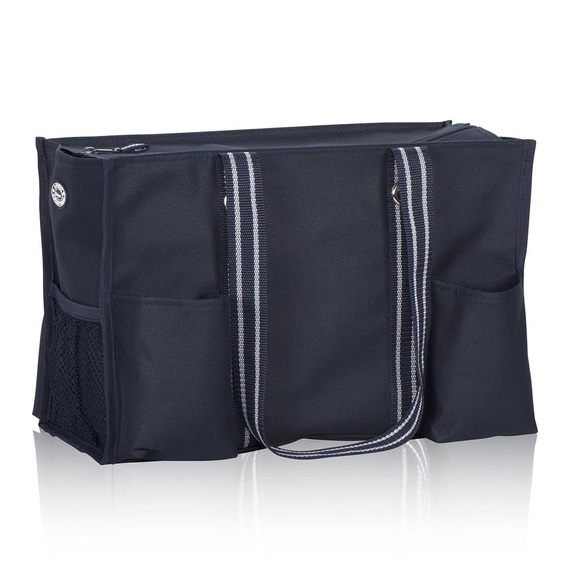 thirtyone Bags Spirit Navy Zip Top Utility Tote Poshmark